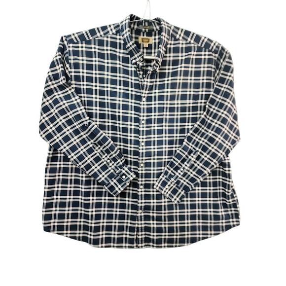 The Foundry Big & Tall Supply Co Mens Long Sleeve Flannel Shirt Size 3XL - Picture 9 of 9